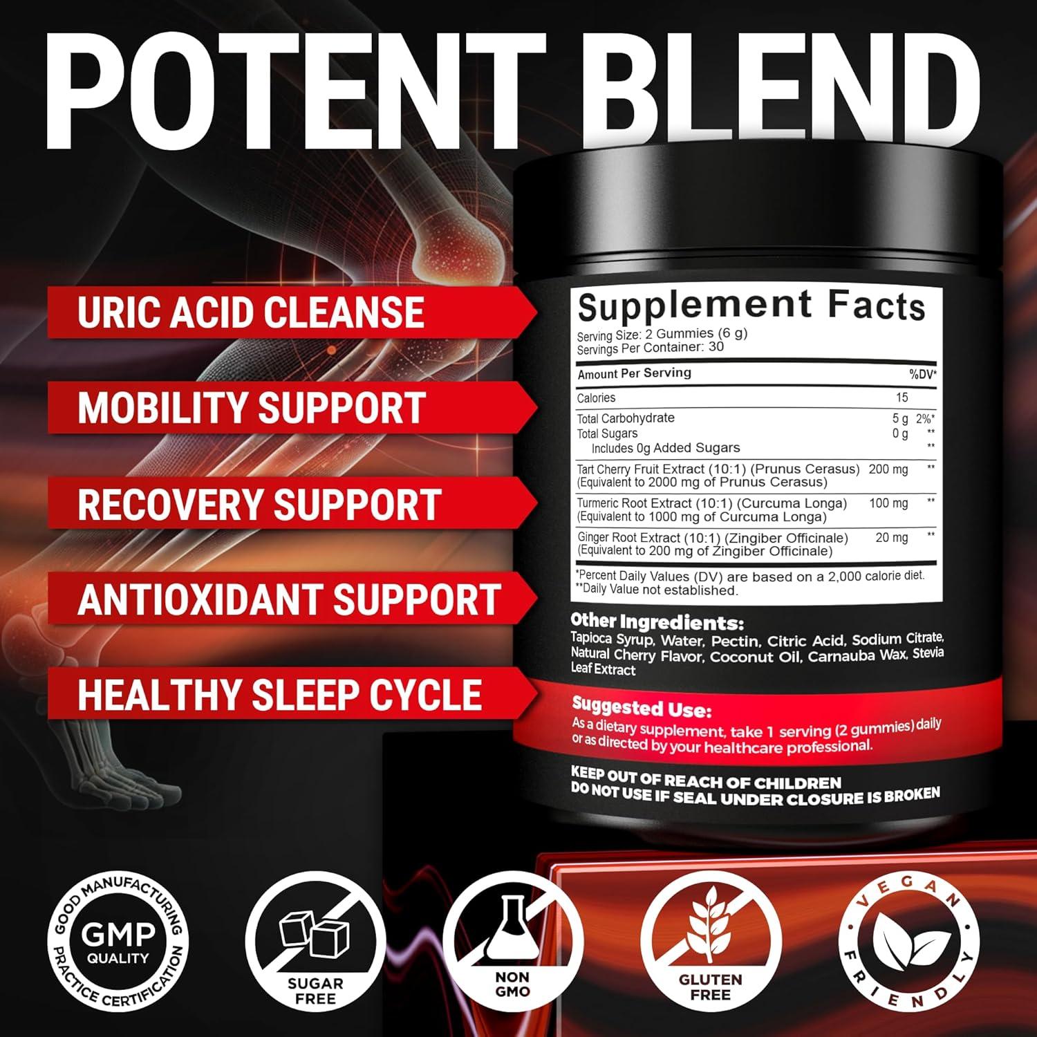 Gominolas de Cereza Ácida Elementos Clave 30 porciones 198g