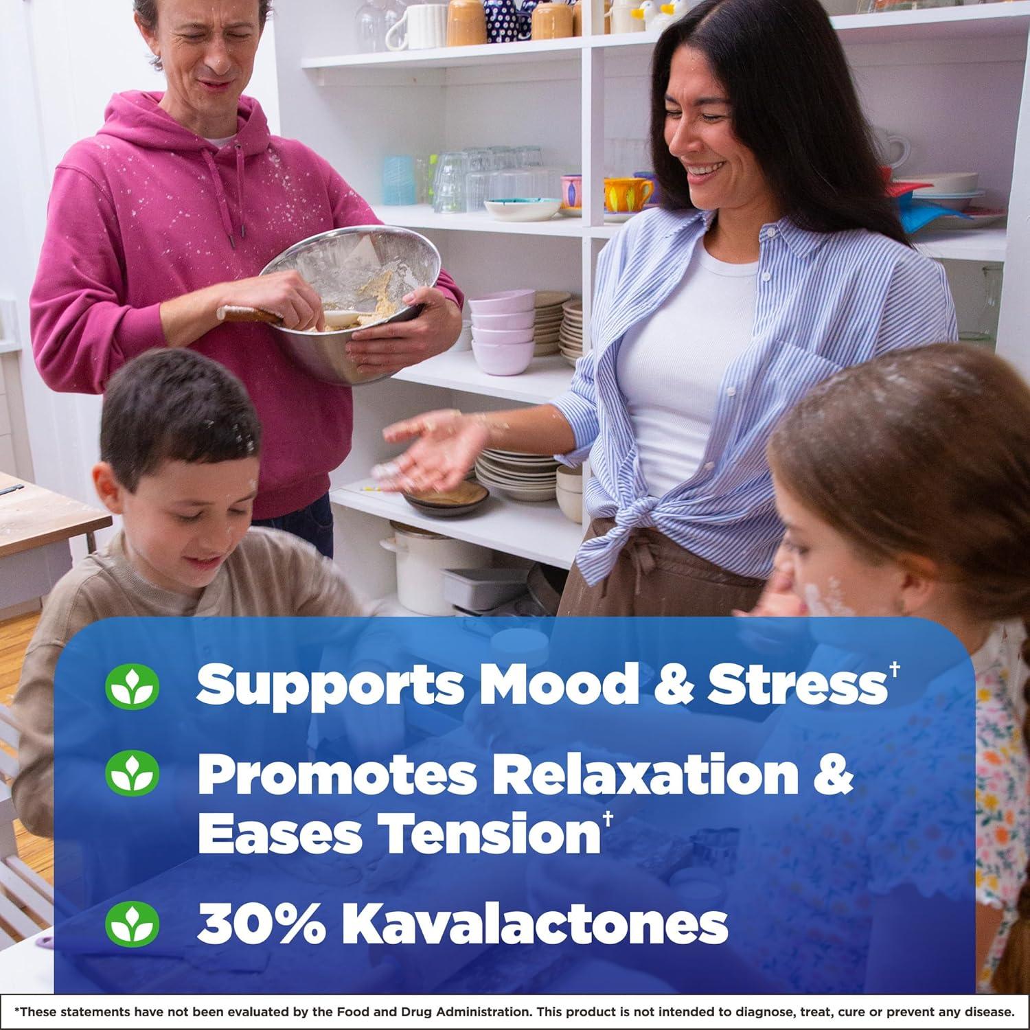 Suplemento Natrol Kava Kava 200mg para Estrés y Relajación - 30 Cápsulas