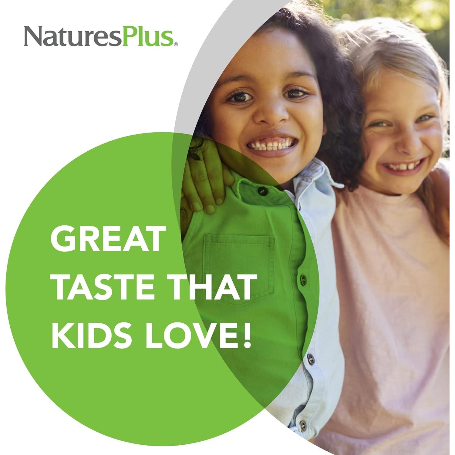 Suplemento de Magnesio para Niños NaturesPlus 90 Tabletas Masticables