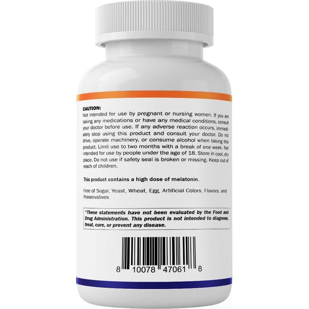 Melatonina Vitamatic 30 mg con B6 y L-Teanina 120 Tabletas