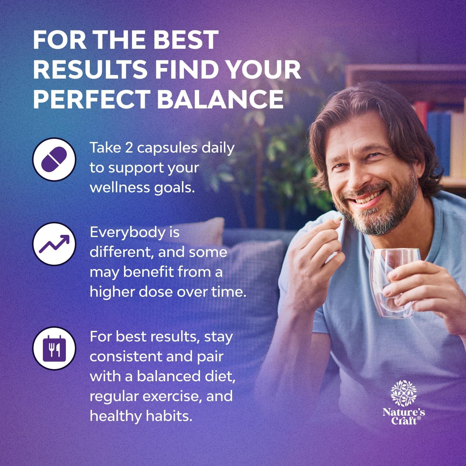 Suplemento Saw Palmetto Natures Craft 100 Cápsulas PM Nocturna