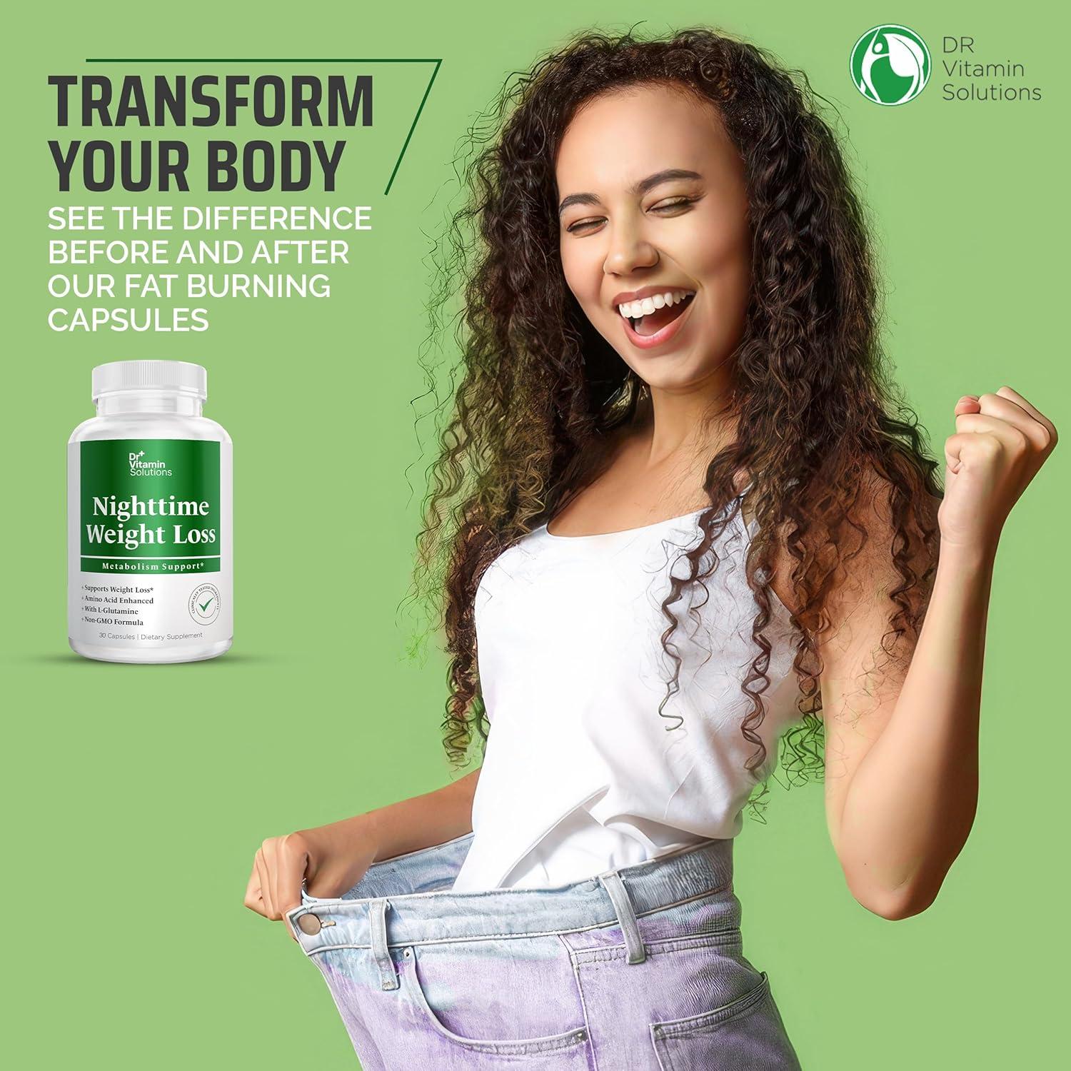 Quemador de Grasa Nocturno Dr Vitamin Solutions 30 Cápsulas