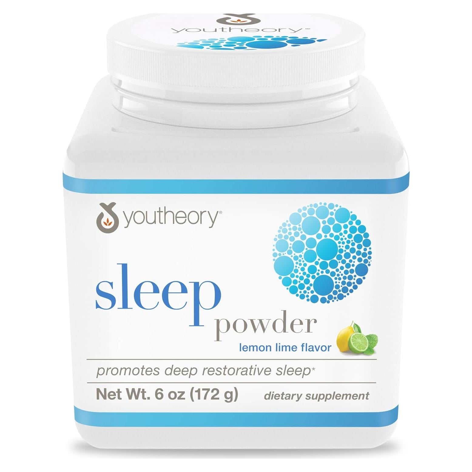 Youtheory Sleep Nighttime Powder 170 g - Suplemento para el Sueño