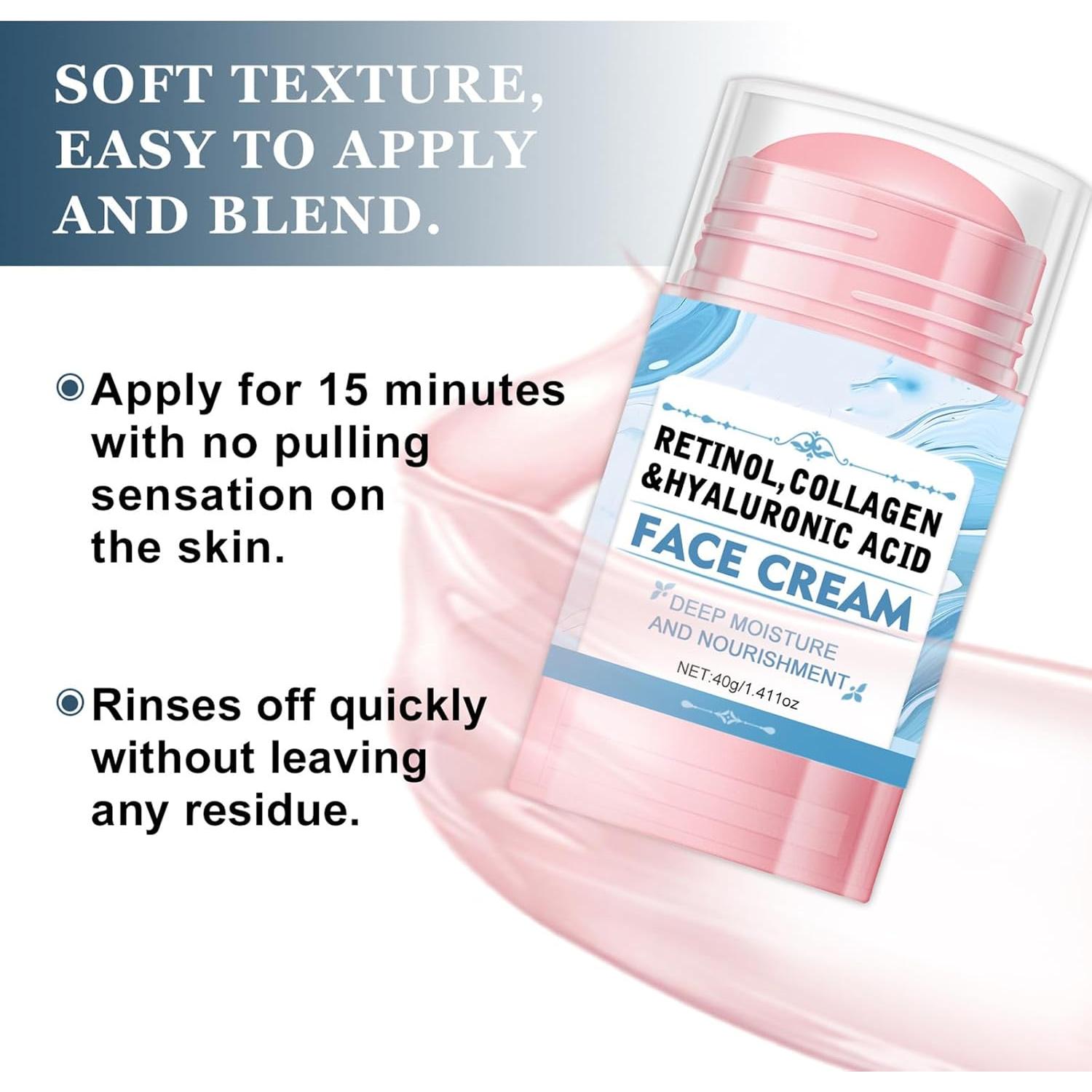 Bálsamo Facial Hidratante Getzan con Colágeno y Retinol 40g