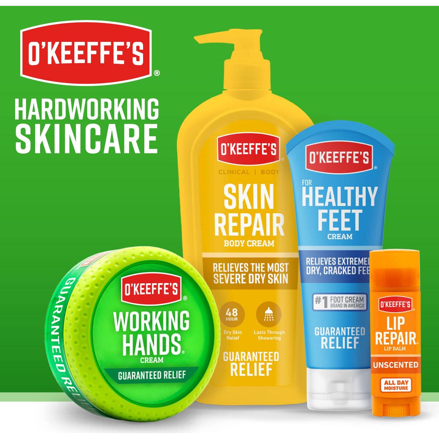 Bálsamo Labial O'Keeffe's Reparador Hidratante Doble 17.86g