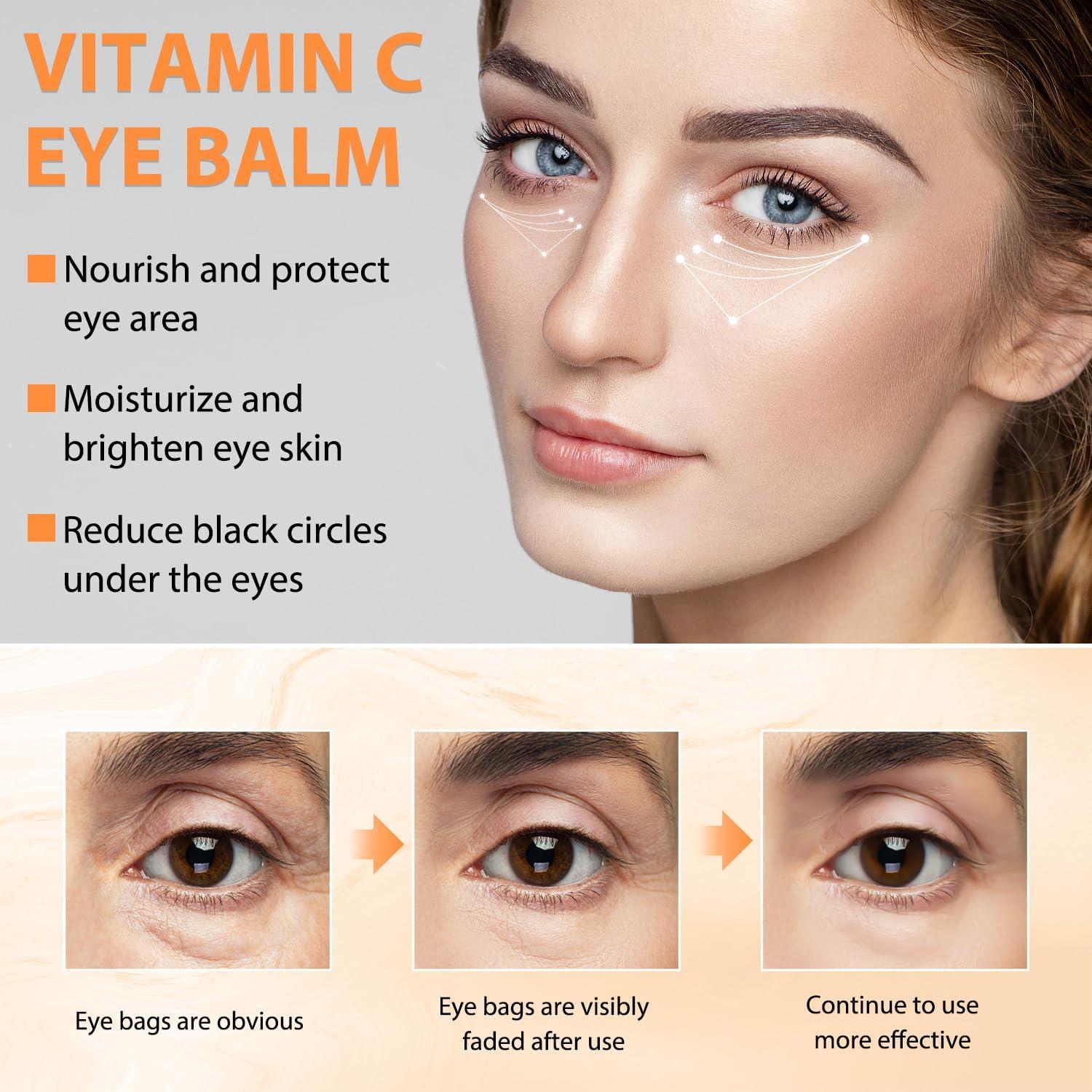 Bálsamo para Ojos REATIFUL 2pcs con Vitamina C - Reductor de Ojeras