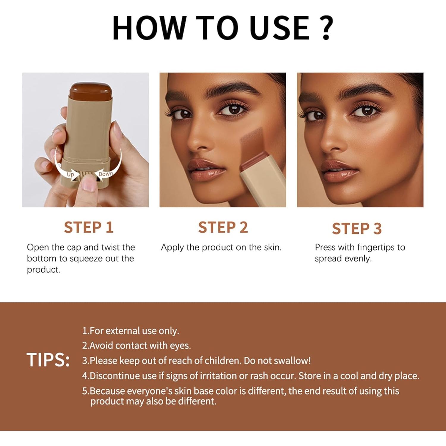 Bálsamo de Belleza Suero Tinte Stick BANGFENG 30 ml Hidratante