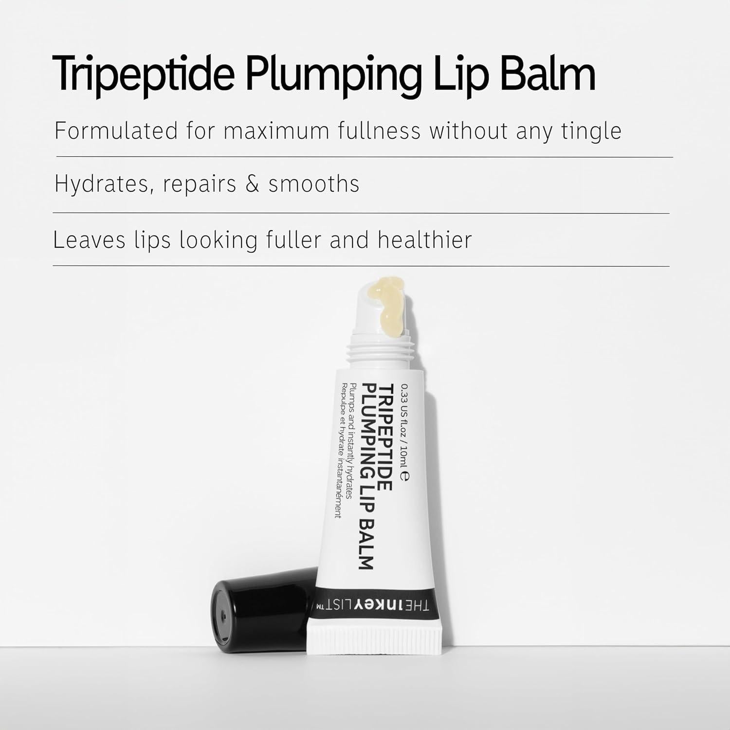 Bálsamo Labial Plumpante El INKEY List - Tripeptidos 40g