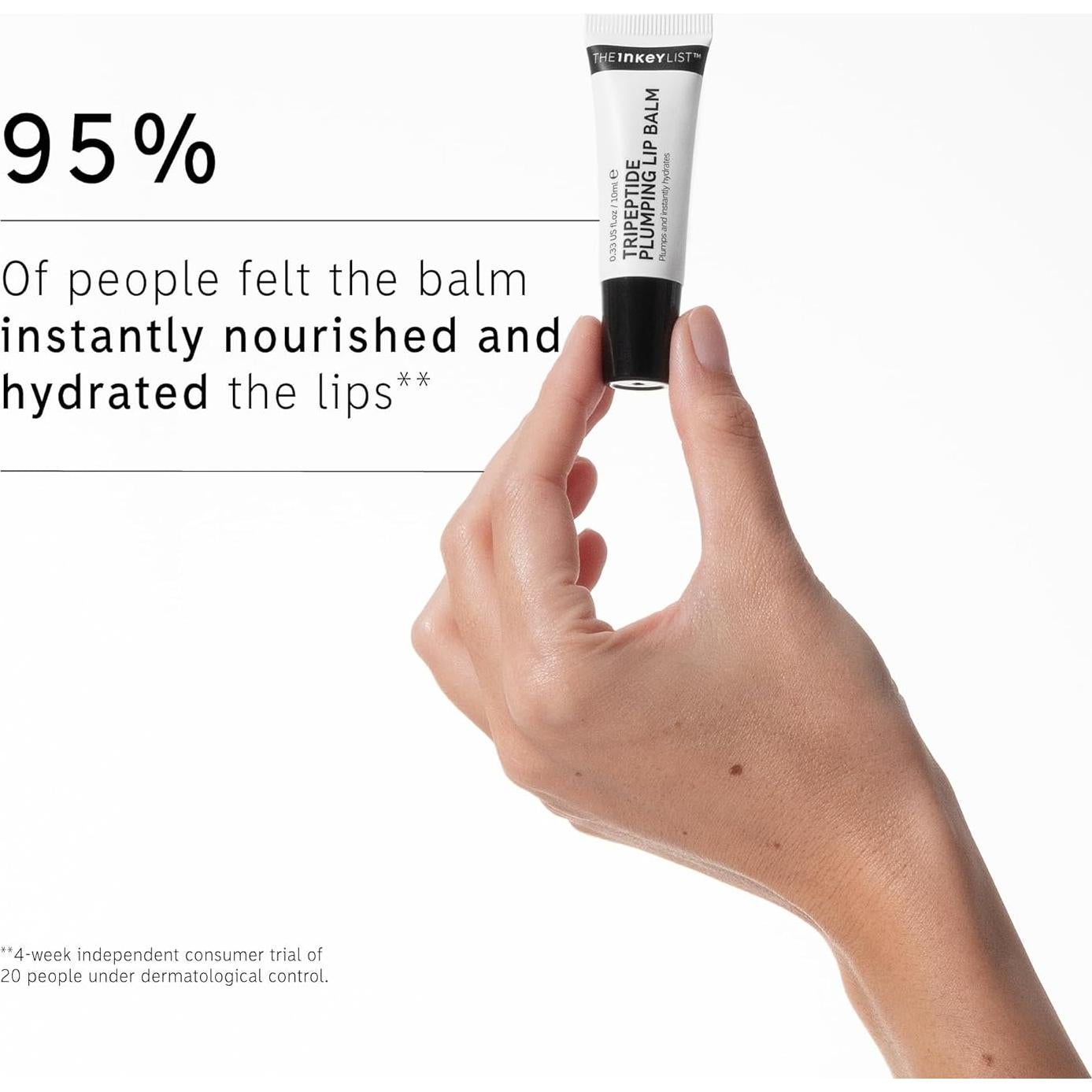 Bálsamo Labial Plumpante El INKEY List - Tripeptidos 40g