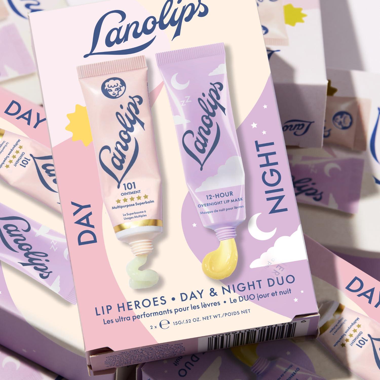 Lanolips 101 Balsamo Labial y Mascarilla Nocturna - Kit 2 Unidades