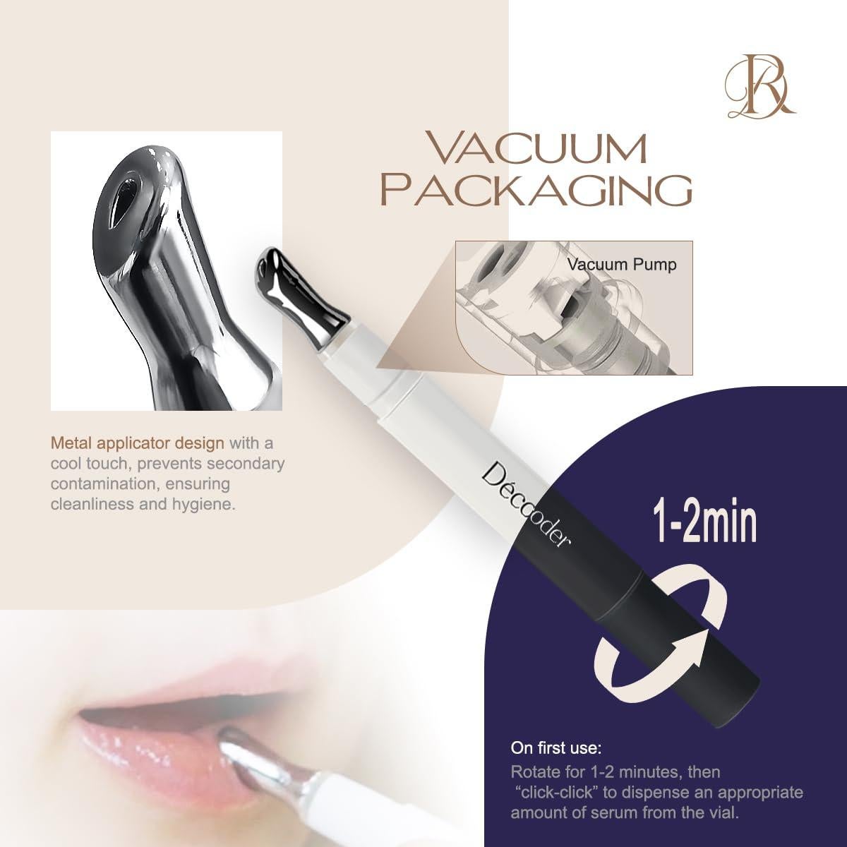 Aceite Labial Nocturno Decoder - 5% Pantenol, 1.42g