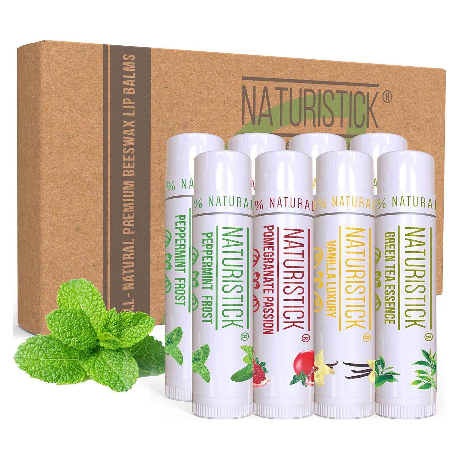 Bálsamo Labial Naturistick 100% Natural - 8 Aromas Variados