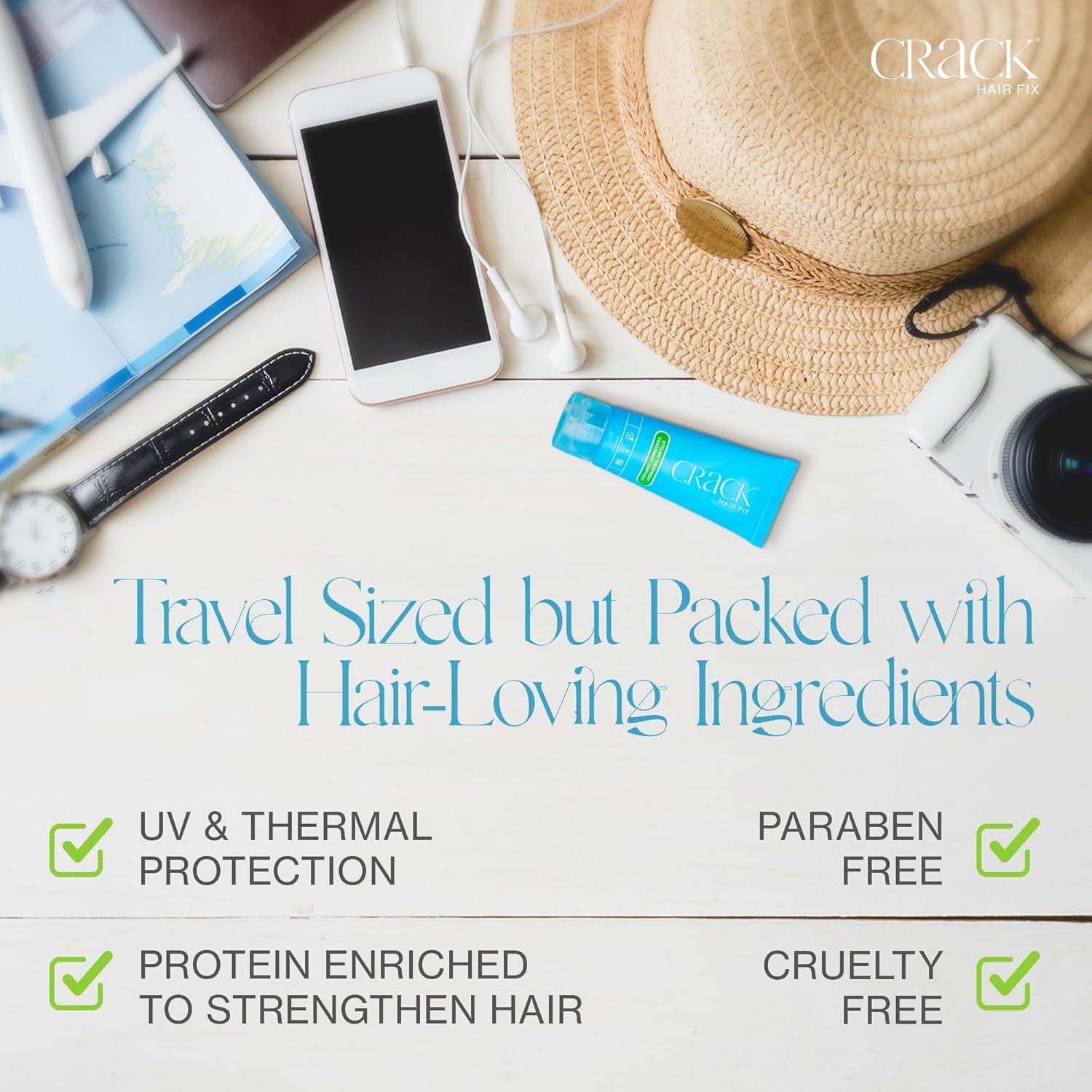 Crema de Estilo Crack Hair Fix 21.26 g - Anti-Frizz Sin Enjuague