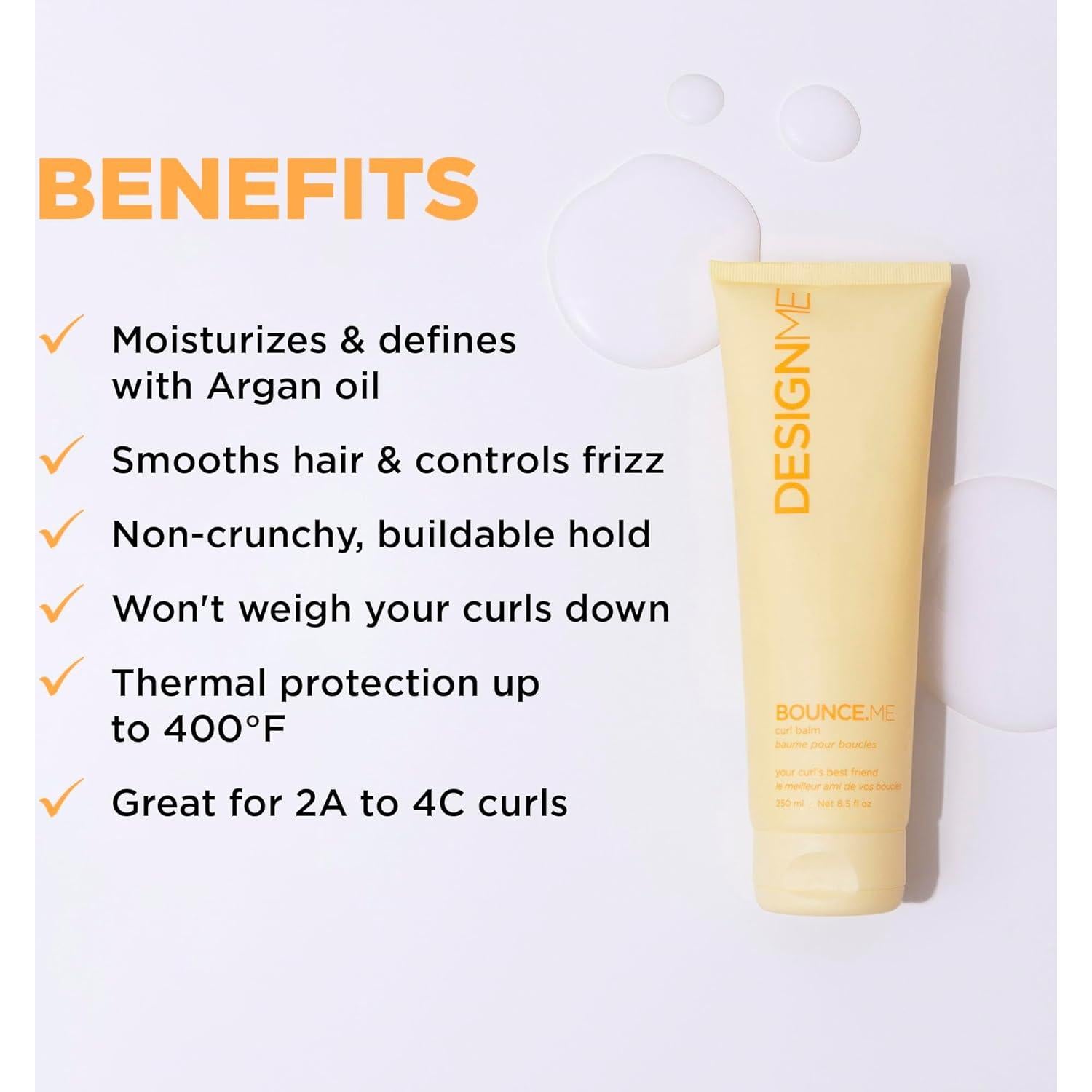 Bálsamo para Cabello Rizado Design.Me BOUNCE.ME 255g