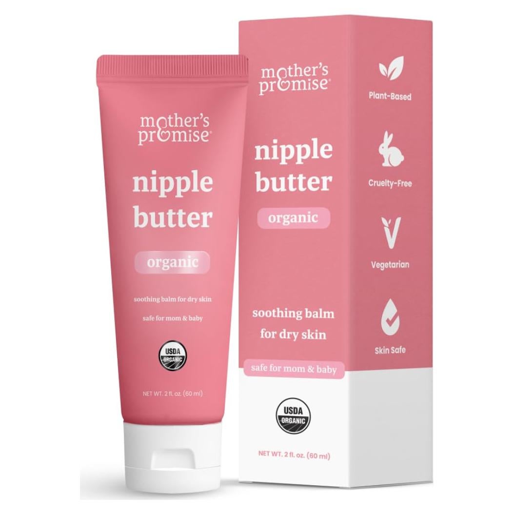 Mantequilla de Pezón Orgánica Mother's Promise 59 ml - Sin Lanolina