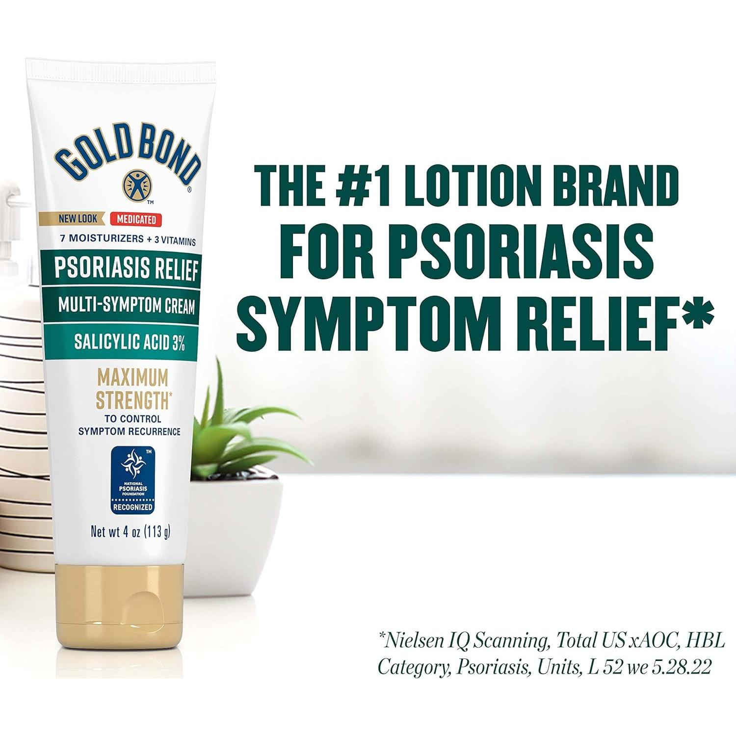 Crema Gold Bond para Psoriasis 113.4 g - Alivio Picazón e Irritación