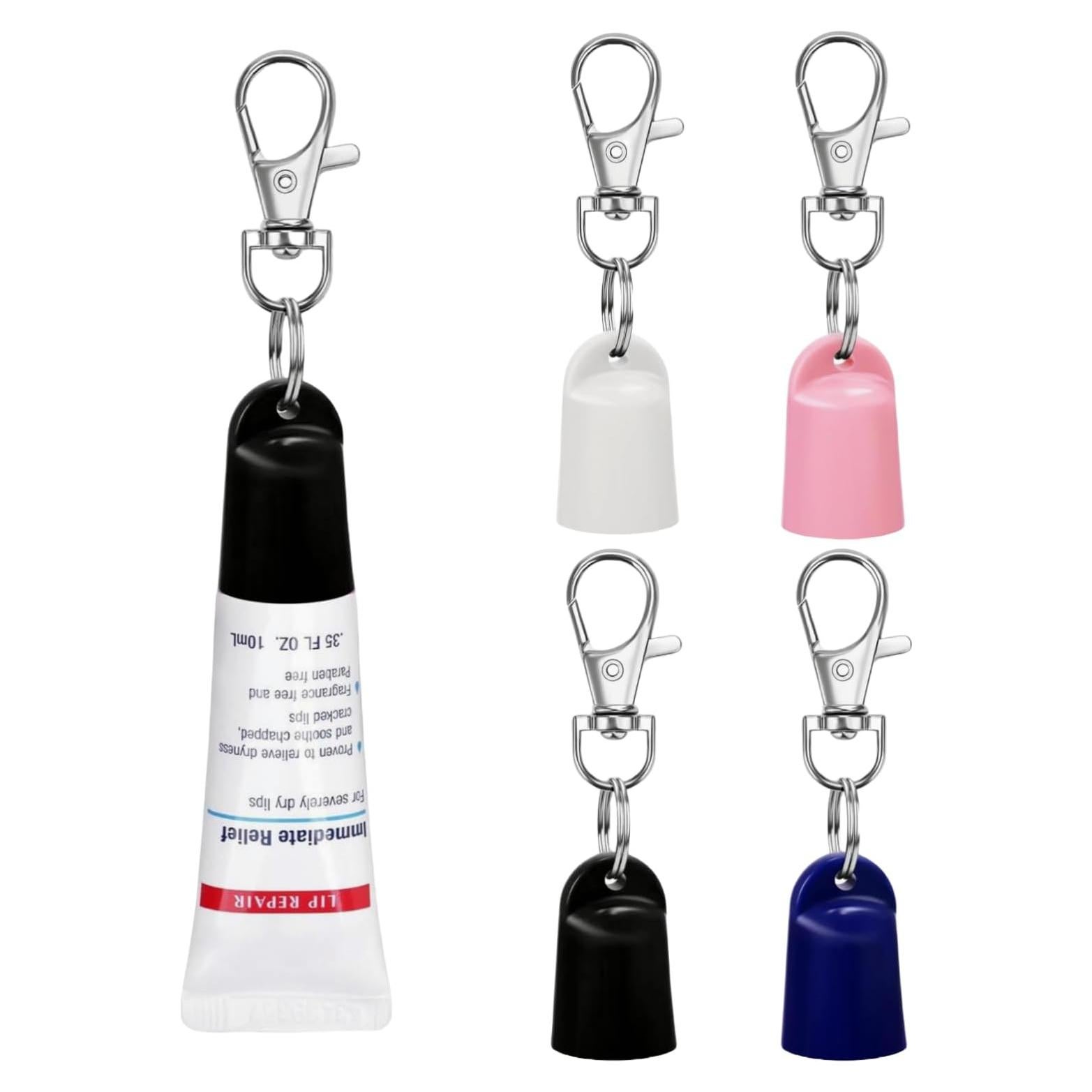 Soporte de llavero para bálsamo labial Aquaphor y Jack Black