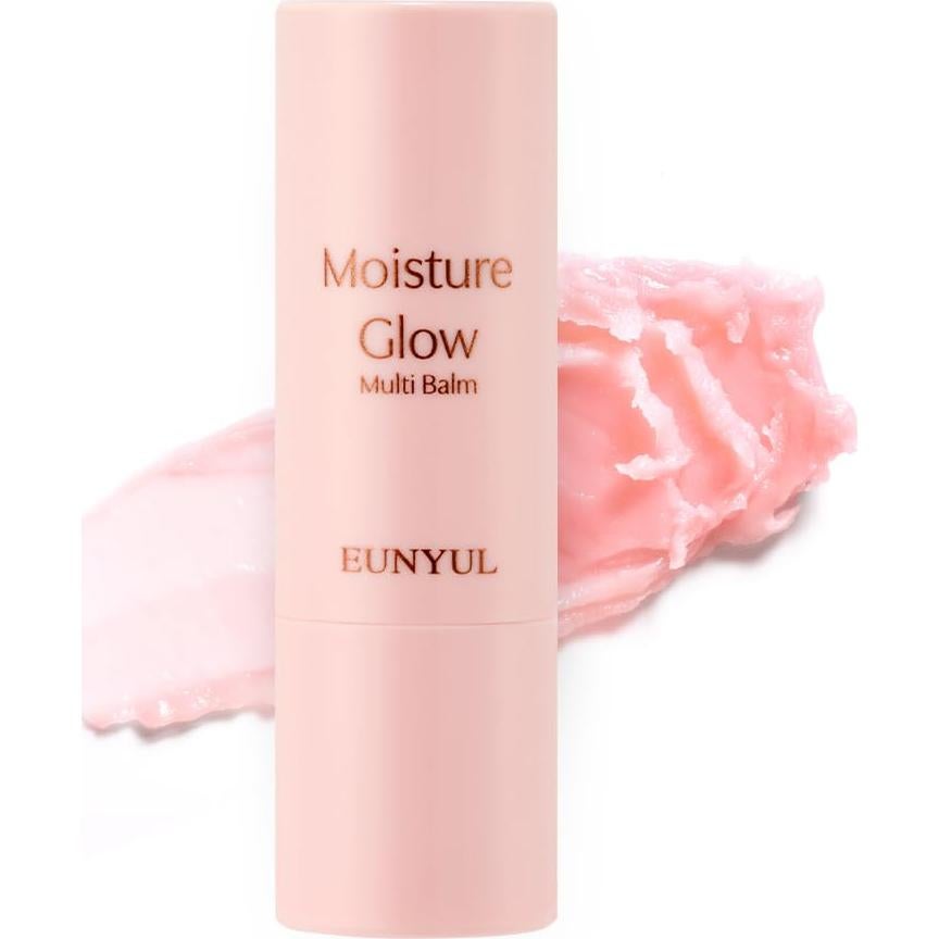 EUNYUL Moisture Glow Multi Balm Stick 0.35 Oz. Facial Balm & Real Collagen Serum 1.69 fl. Oz. Korean Skincare