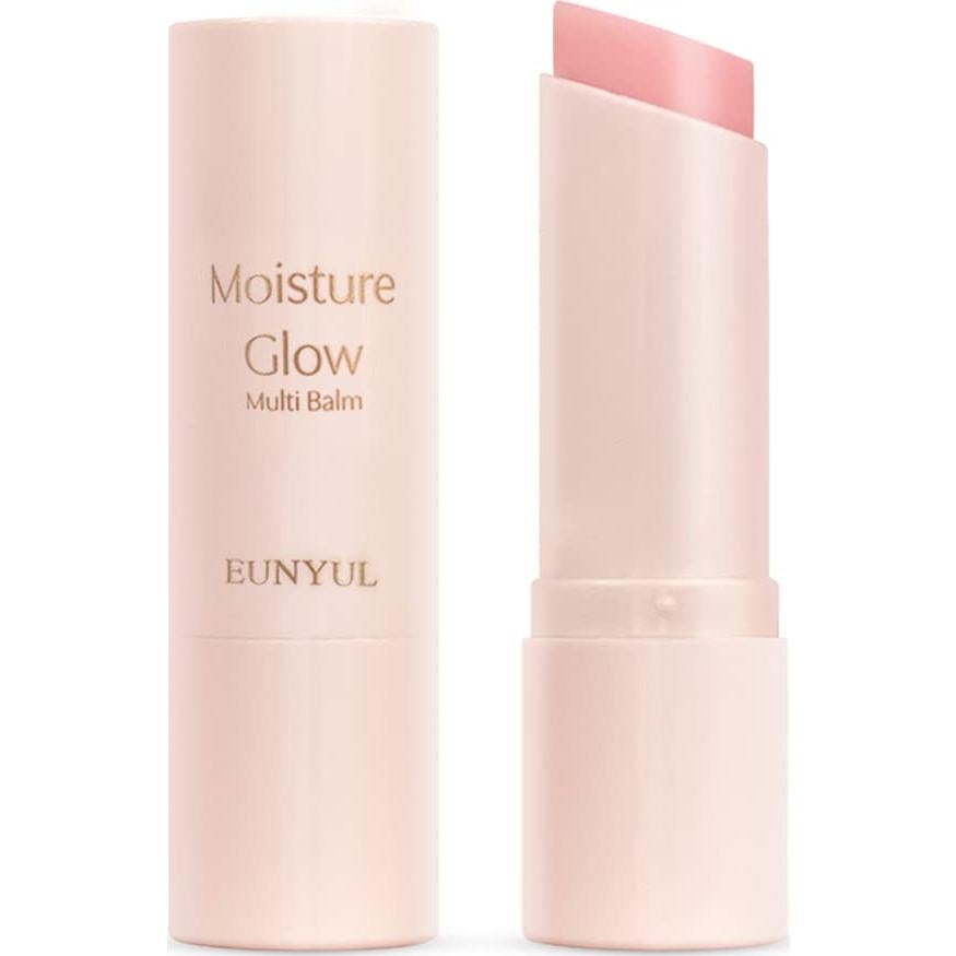EUNYUL Moisture Glow Multi Balm Stick 0.35 Oz. Facial Balm & Real Collagen Serum 1.69 fl. Oz. Korean Skincare