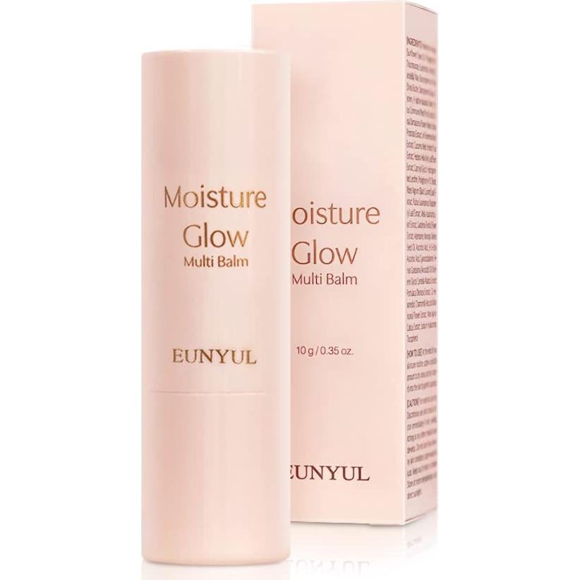 EUNYUL Moisture Glow Multi Balm Stick 0.35 Oz. Facial Balm & Real Collagen Serum 1.69 fl. Oz. Korean Skincare