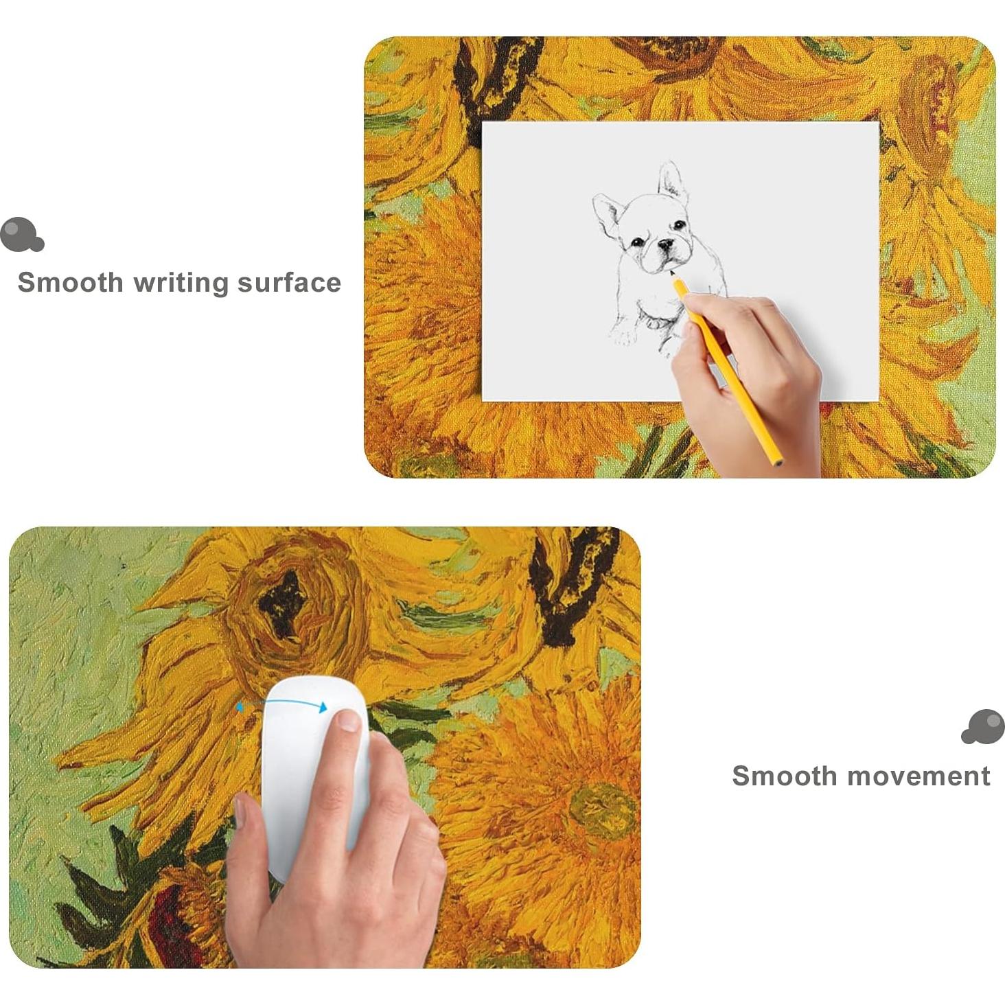 Alfombrilla de Ratón ALAZA 80 x 30 cm Girasol Van Gogh