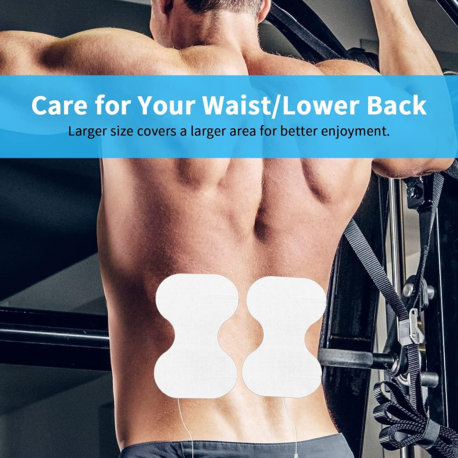 PADS de Reemplazo TENS Melede - 10 Electrodos Extra Grandes