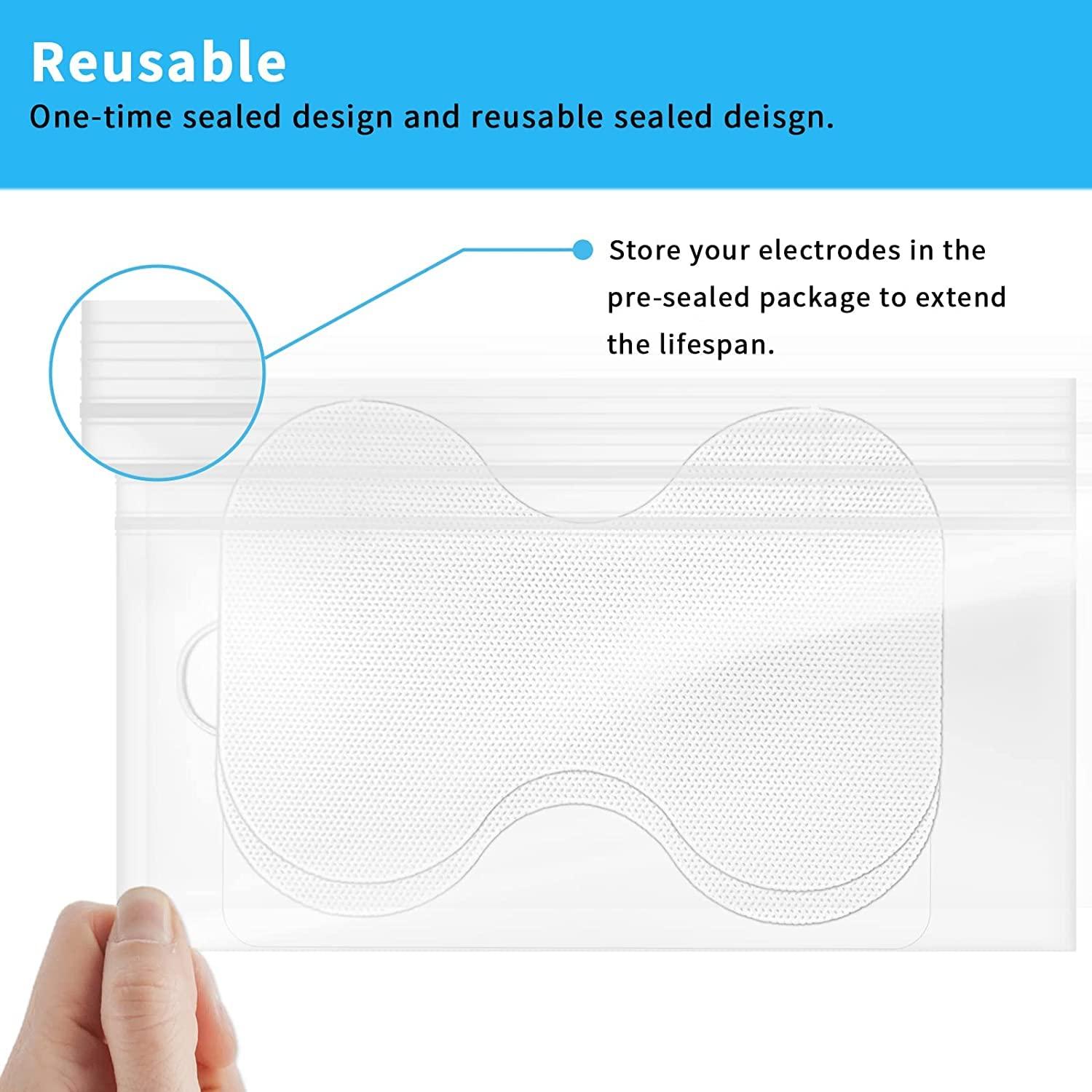 PADS de Reemplazo TENS Melede - 10 Electrodos Extra Grandes