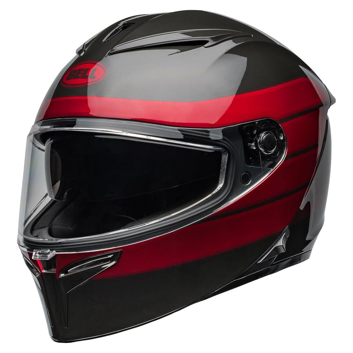 Casco BELL Lithium MIPS Grande Brillo Neo Carbón Rojo