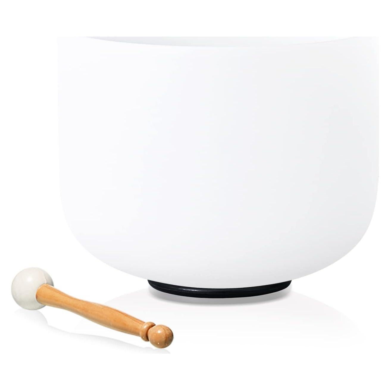 Singing Bowl 528 Hz 8 Inch C note Sound Bowls for Healing,Crystal Singing Bowls Meditation Sound, Root Chakra With O-Ring And Rubber Mallet.