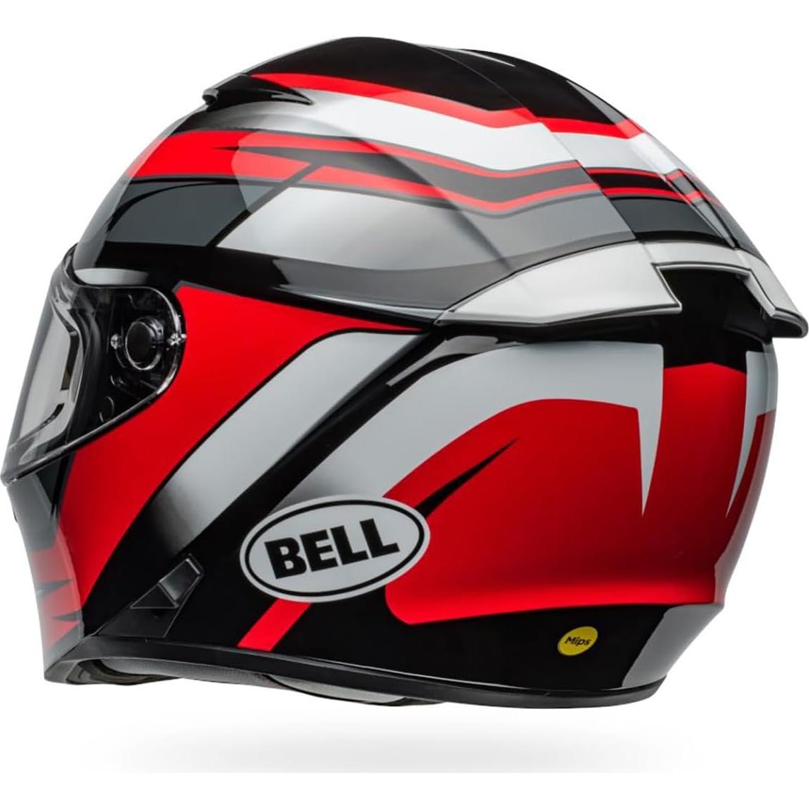 Casco Bell Lithium MIPS Brillo Negro/Rojo Pequeño 2.72kg