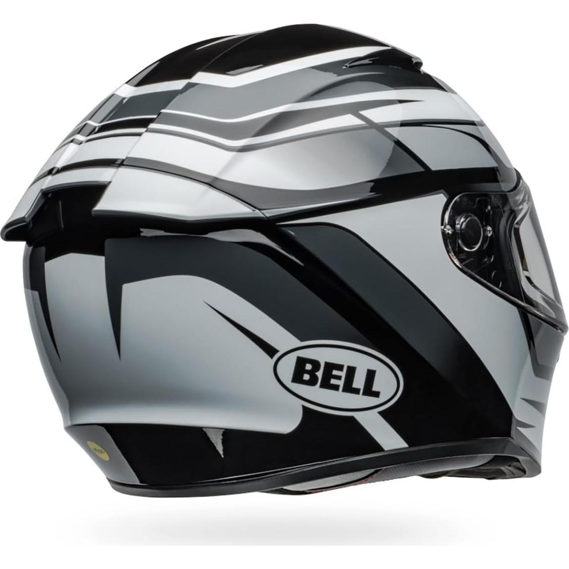 Casco BELL Lithium MIPS Brillo Podium Negro/Blanco Grande