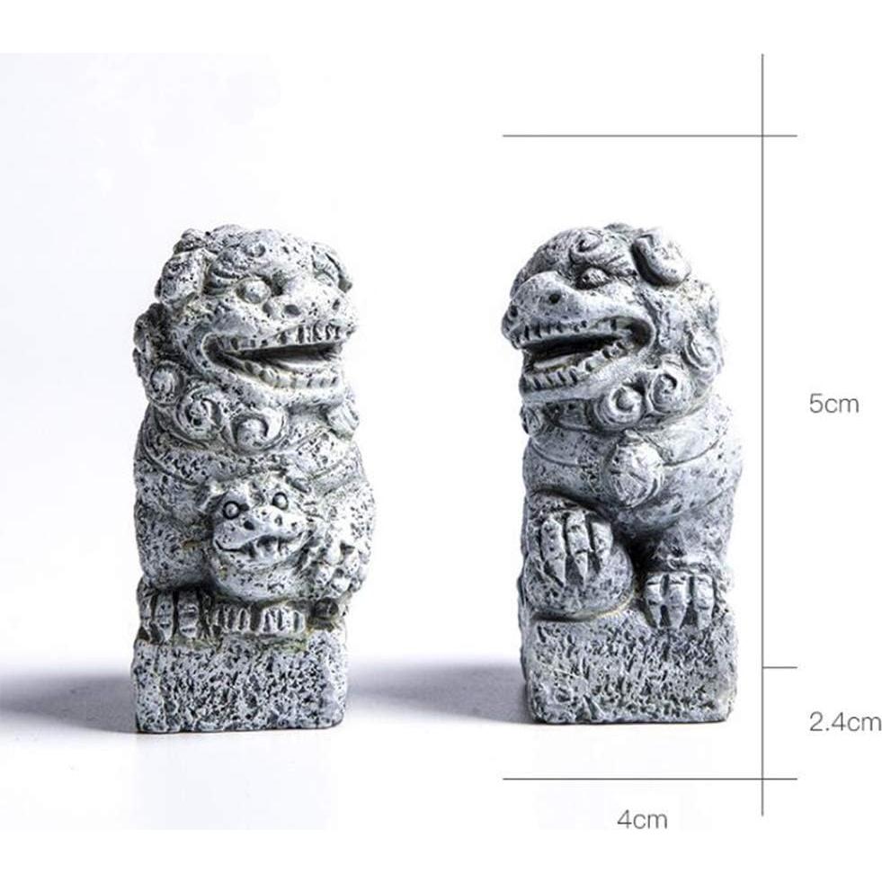 Decoraciones para Acuarios Smoothedo-Pets Mini León 5cm Set de 2