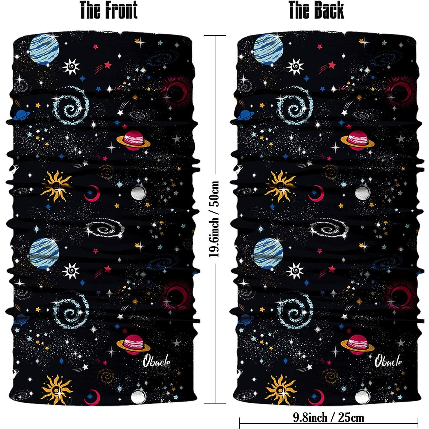 Máscara Facial Bandana Obacle 50x25cm Protección Polvo Viento