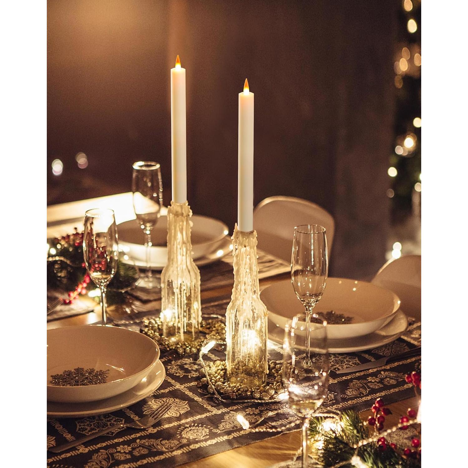 Velas LED sin llama Da by 3 con control remoto y temporizador