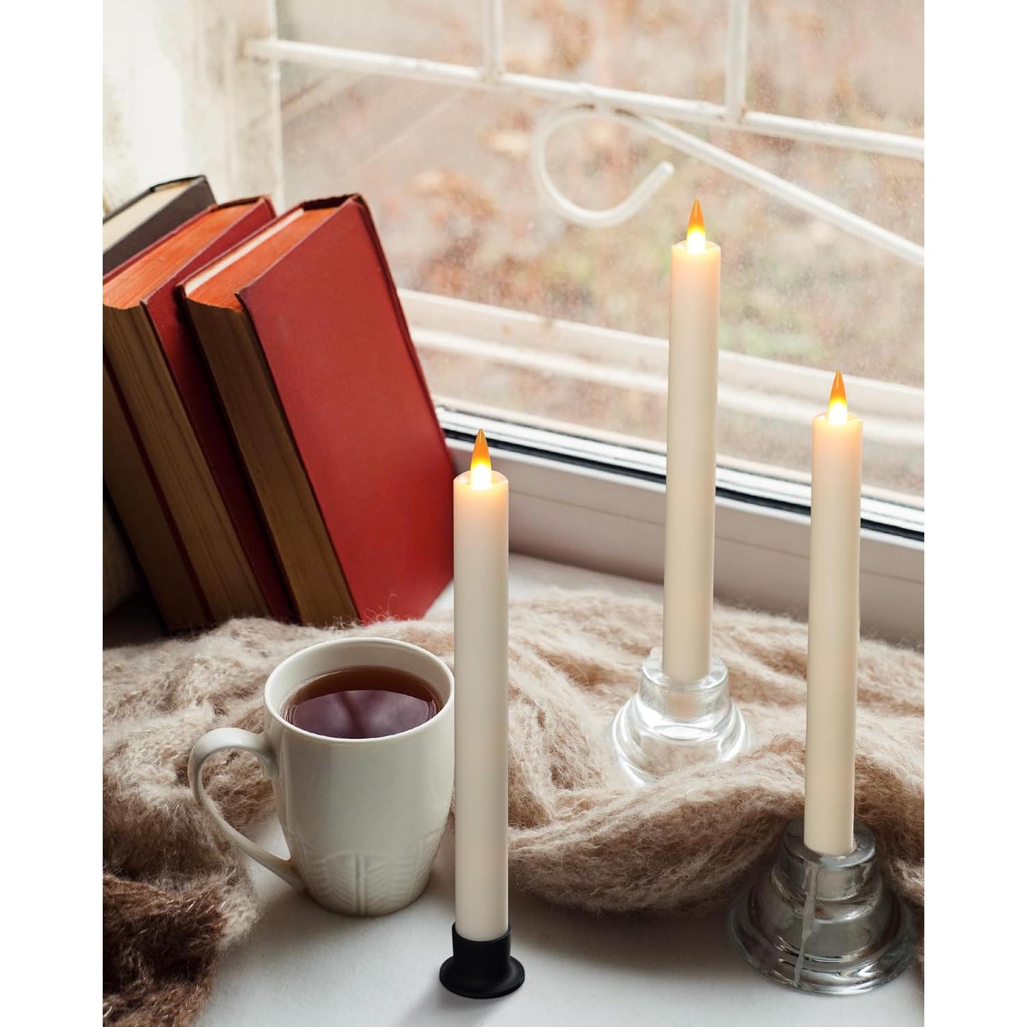 Velas LED sin llama Da by 3 con control remoto y temporizador