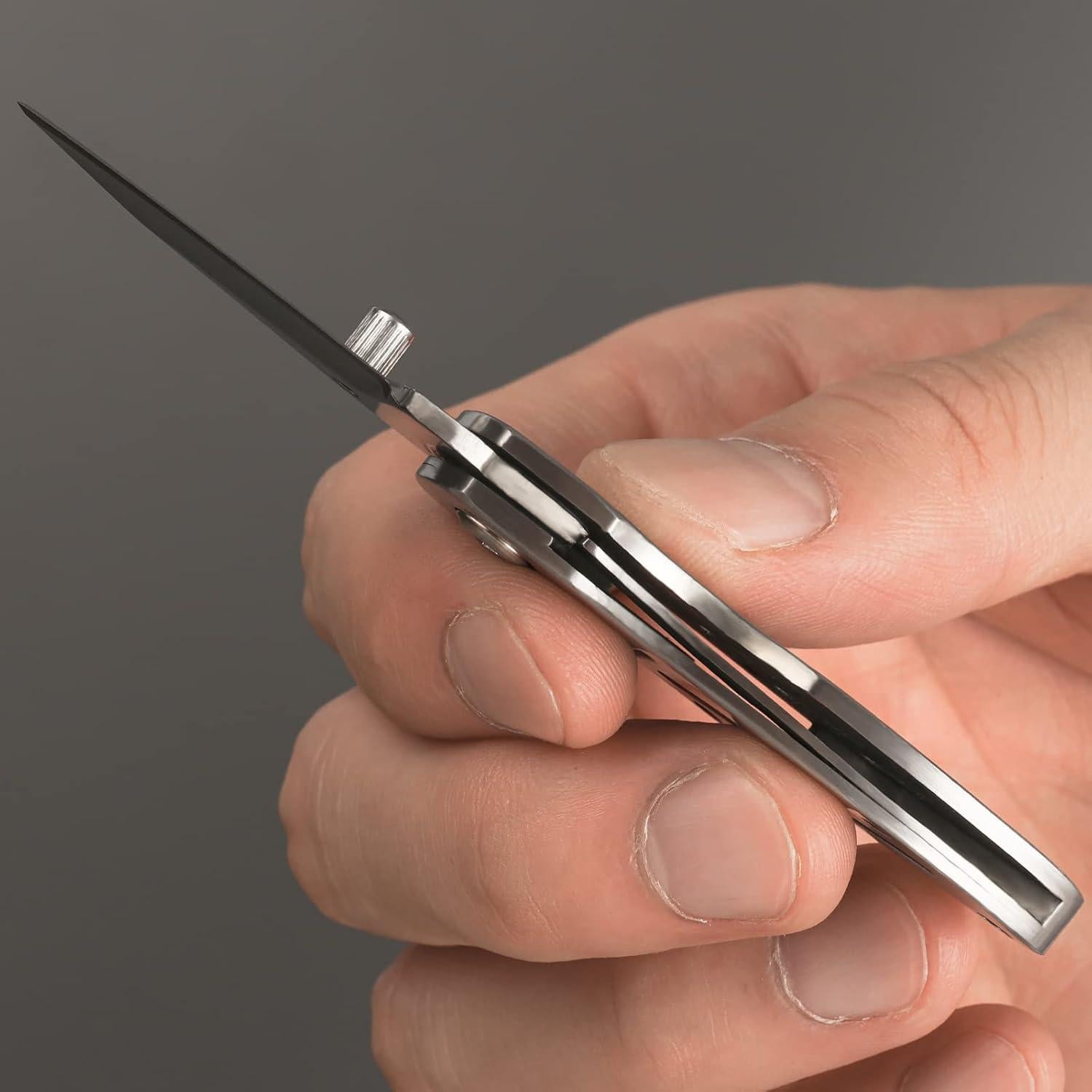 Cuchillo de Llavero BARRYSAIL Plegable 4.06 cm Acero Inoxidable