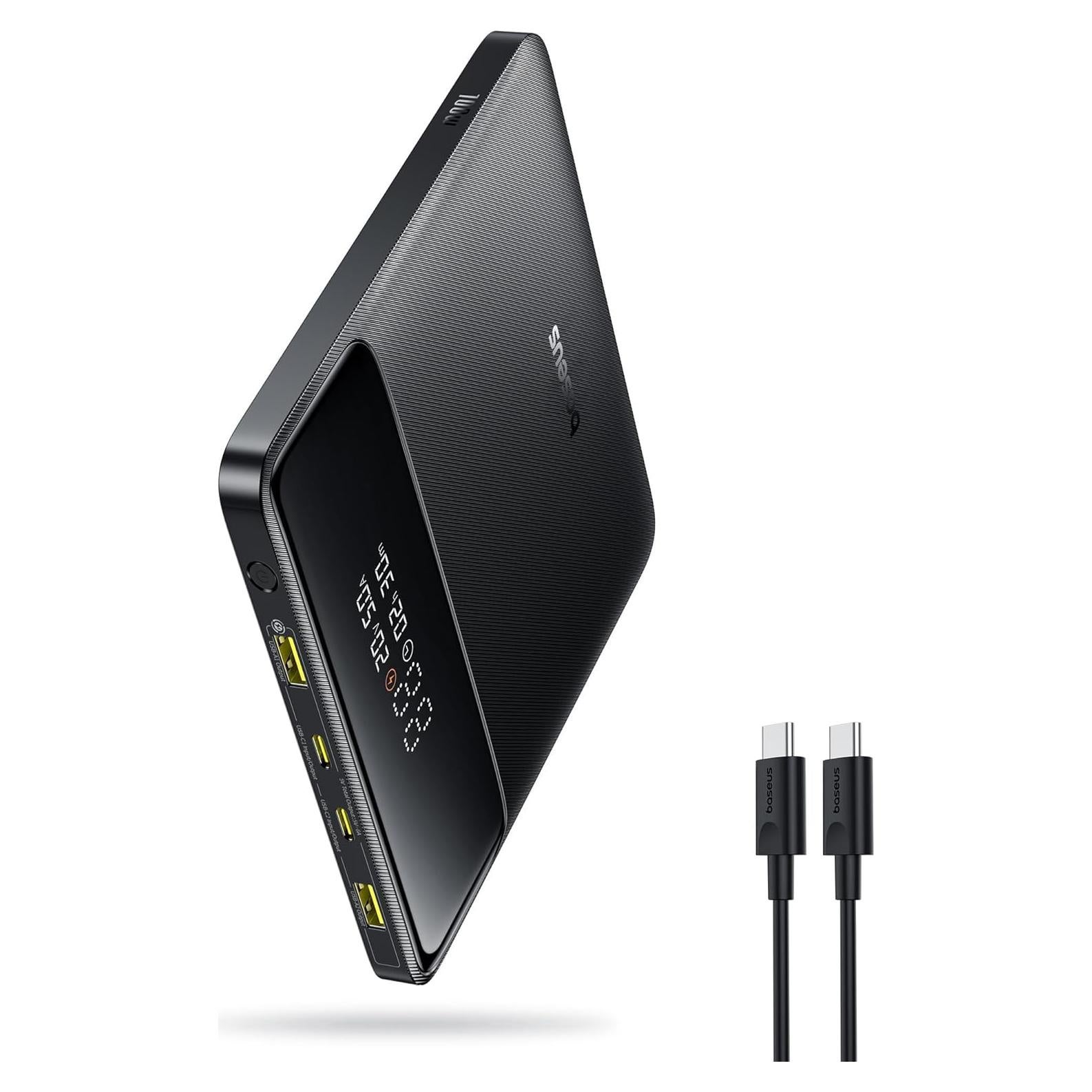 Cargador Portátil Baseus 100W 20000mAh Carga Rápida USB-C