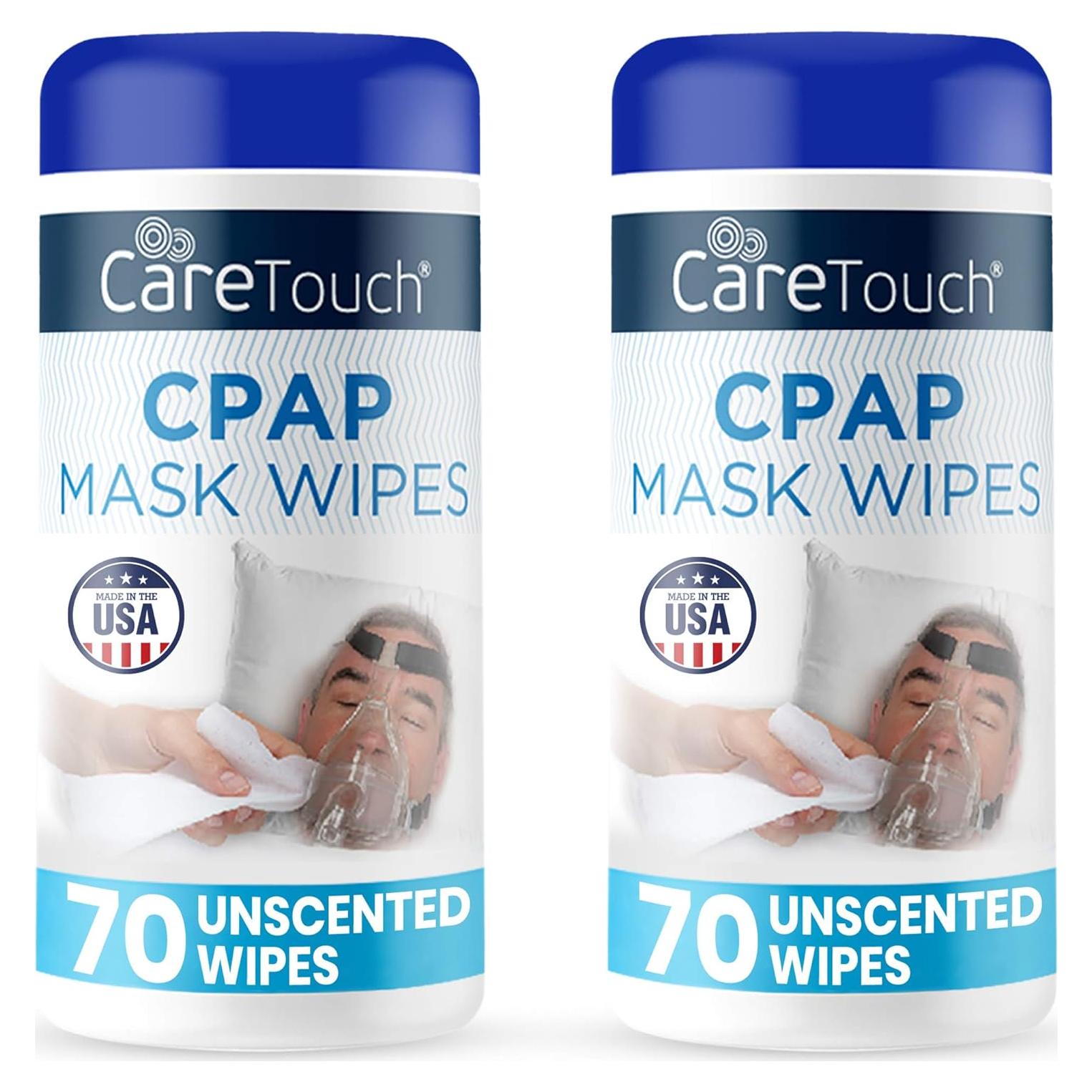 Toallitas de Limpieza CPAP CareTouch - 140 Toallitas Sin Fragancia