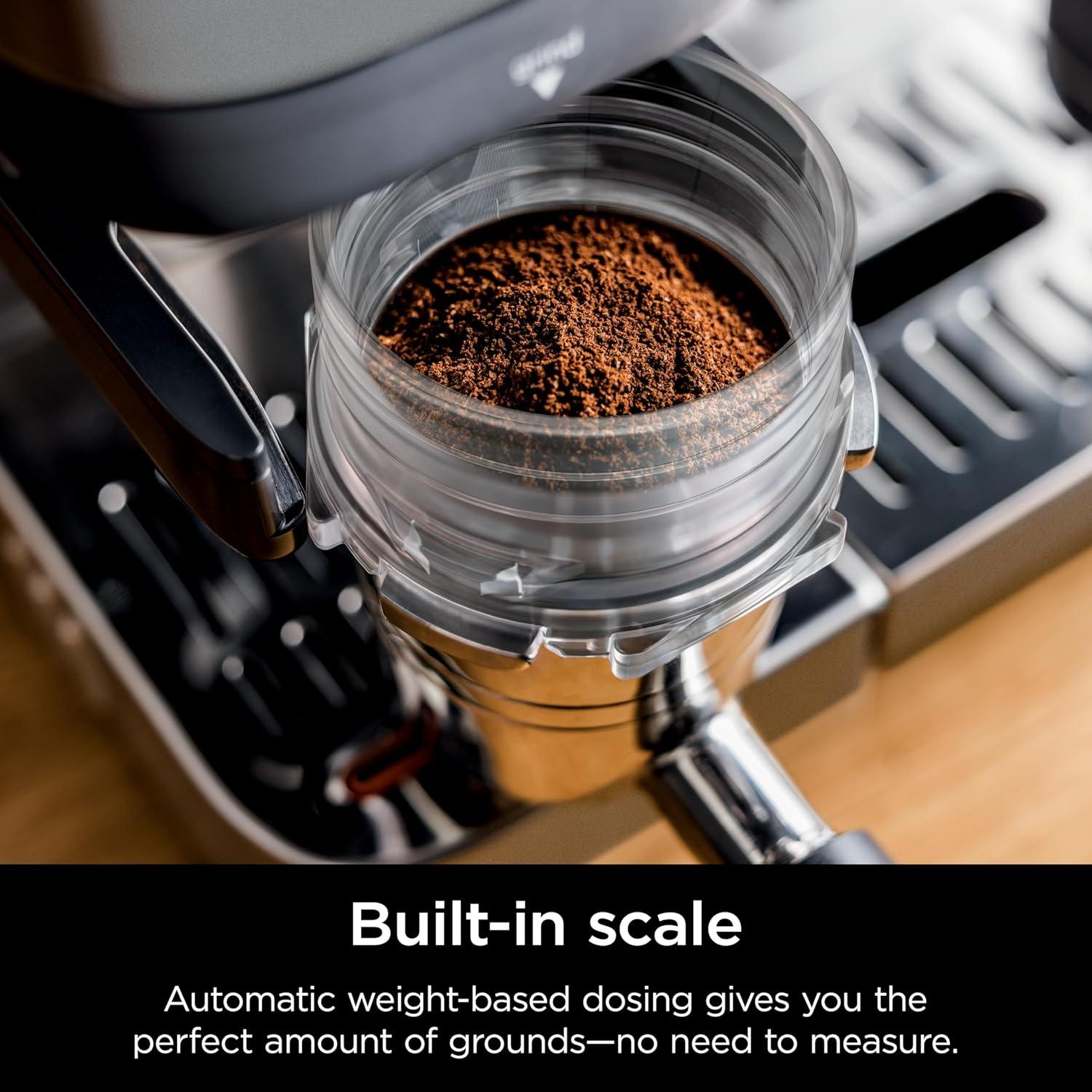 Máquina de Espresso Ninja ES601GM con Molinillo y Espumador