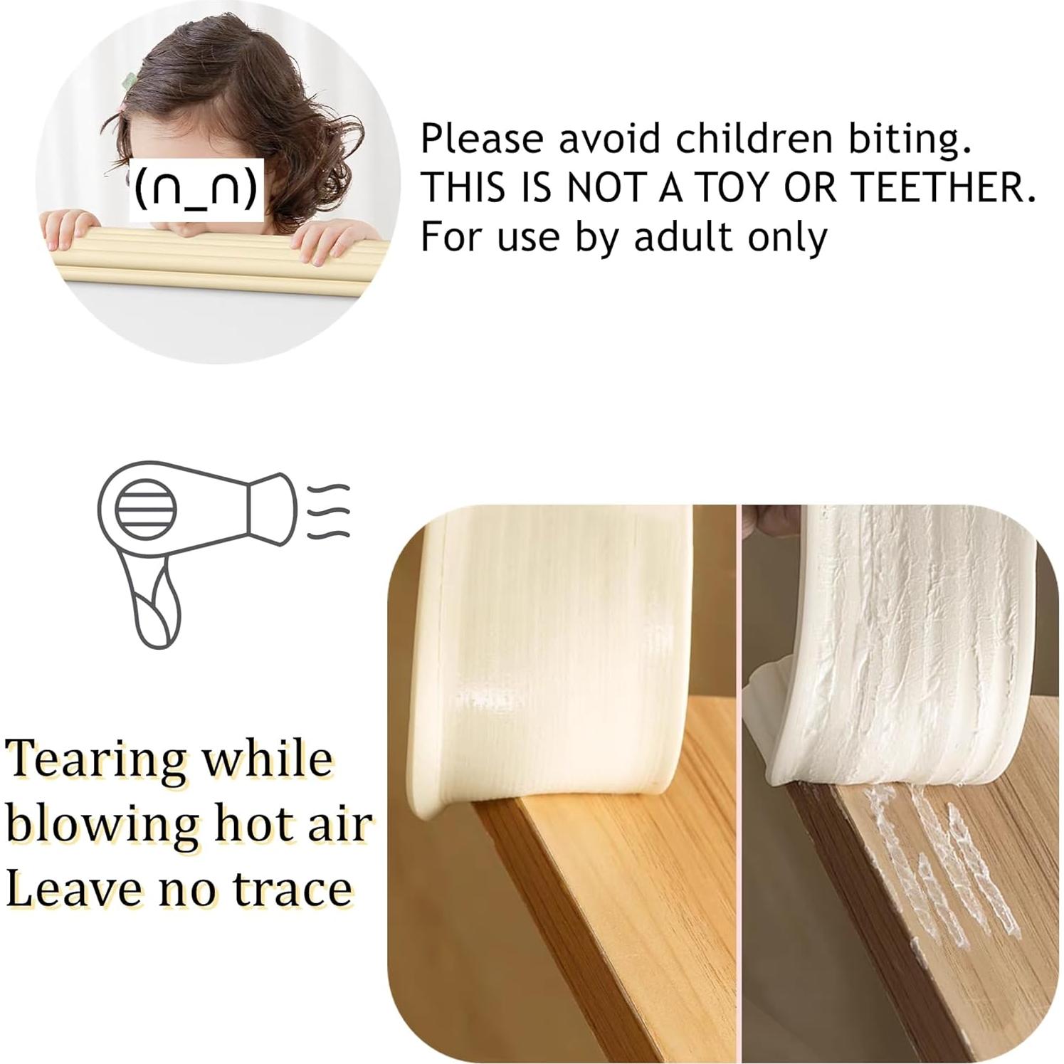 Protector de Bordes y Esquinas M2cbridge 2m Negro Seguridad Bebés