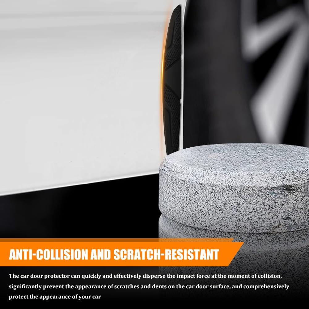 4 Protectores de Bisel de Puerta de Coche HQRNYP Antirayaduras