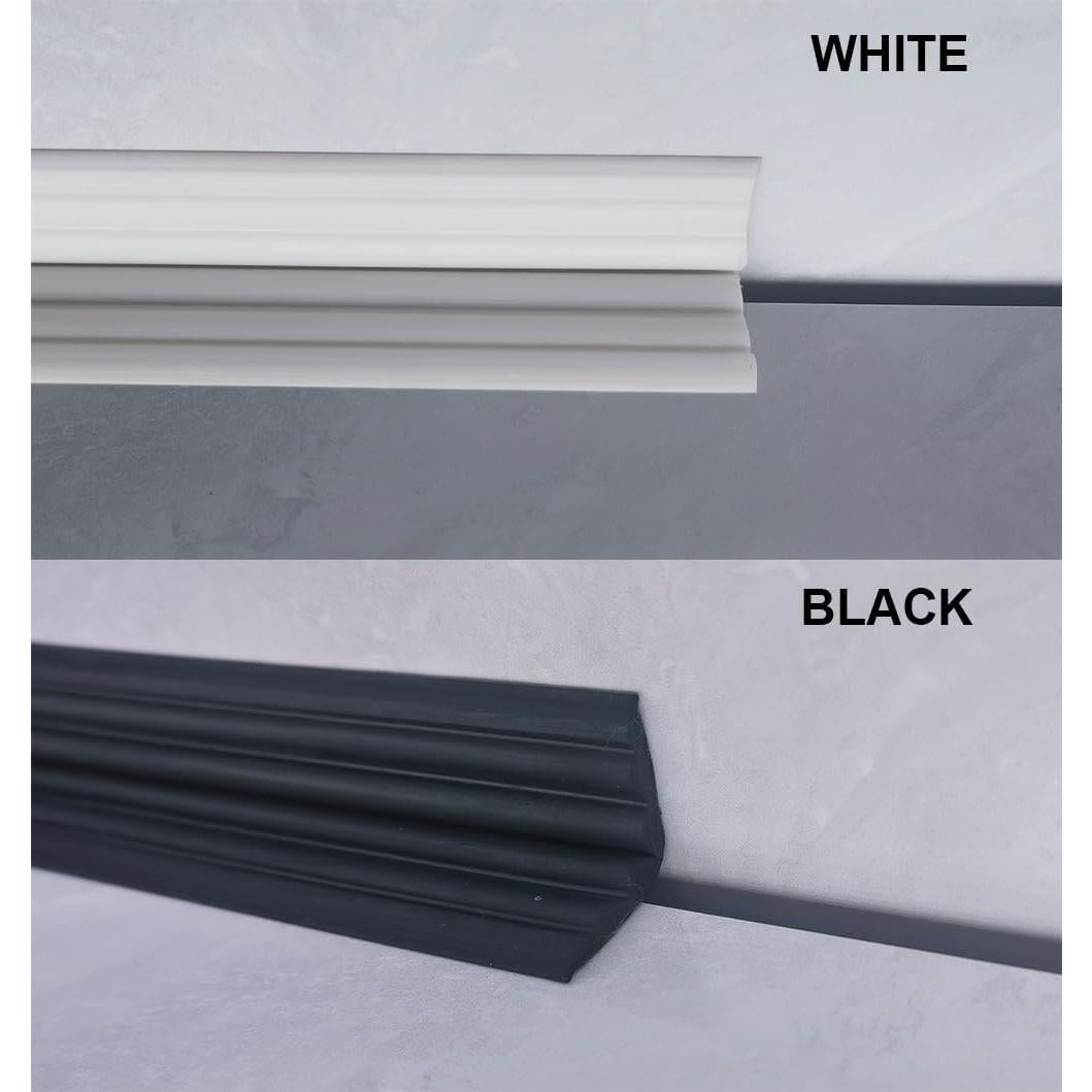 Moldura de esquina autoadhesiva Maydos 3.81cm x 3.05m blanca