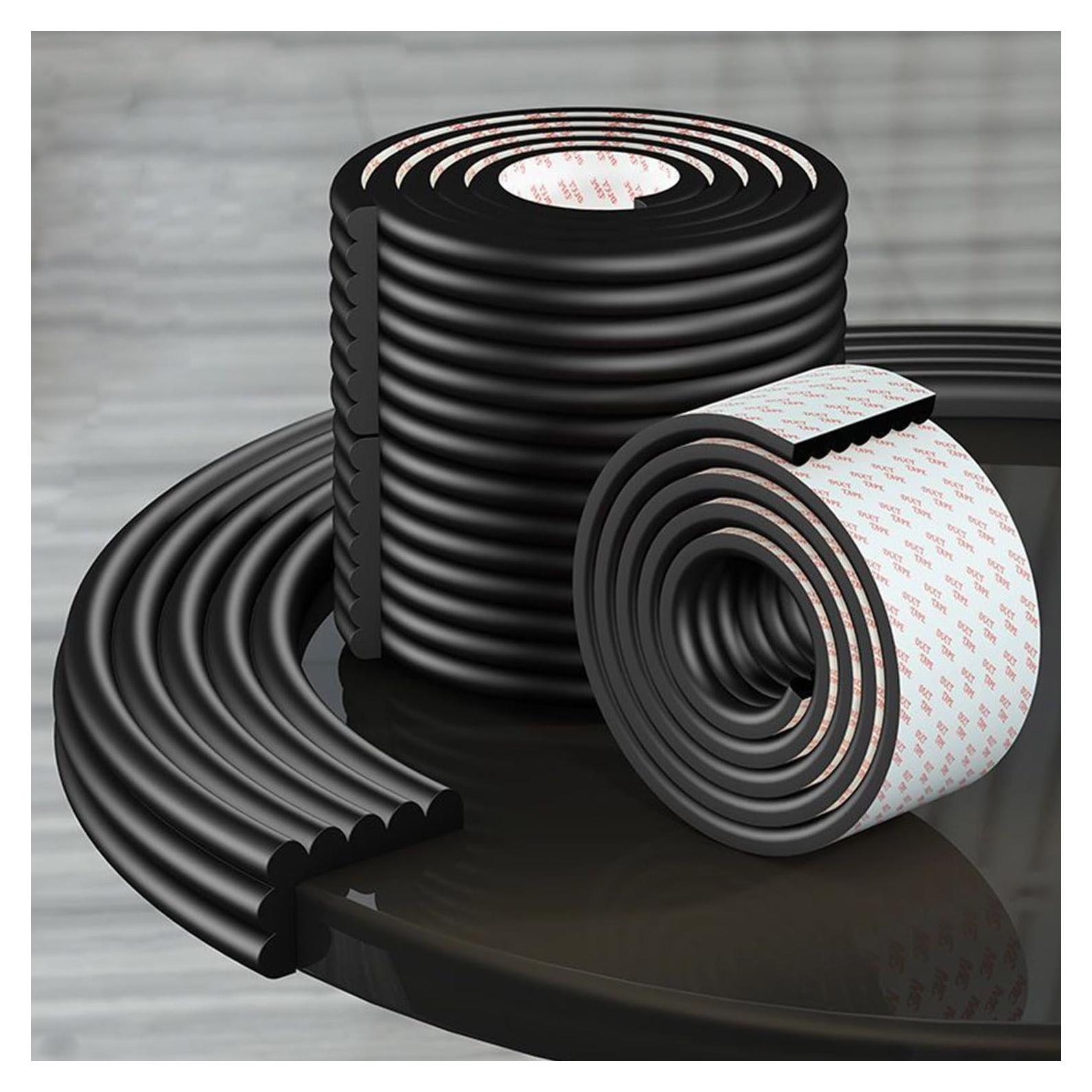 Protector de Bordes para Bebé TFXXSJWY 2m Negro Espuma NBR