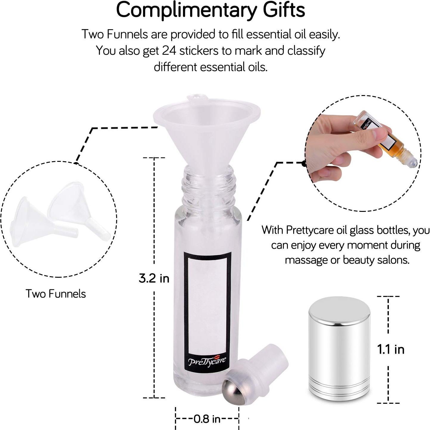 Set de 12 Botellas de Aceite Esencial 10 ml PrettyCare