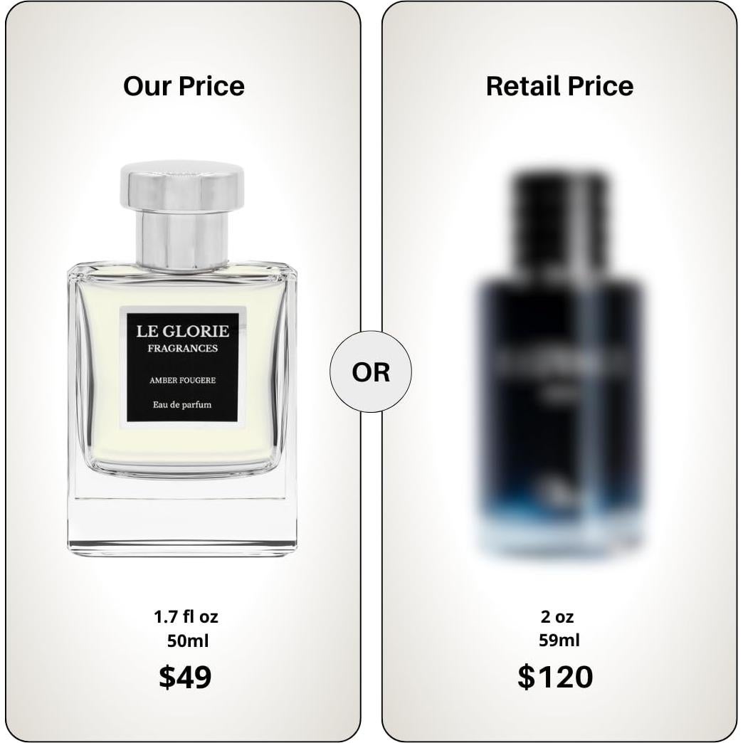 Perfume Ámbar Fougere EDP Le Glorie 10ml - Larga Duración