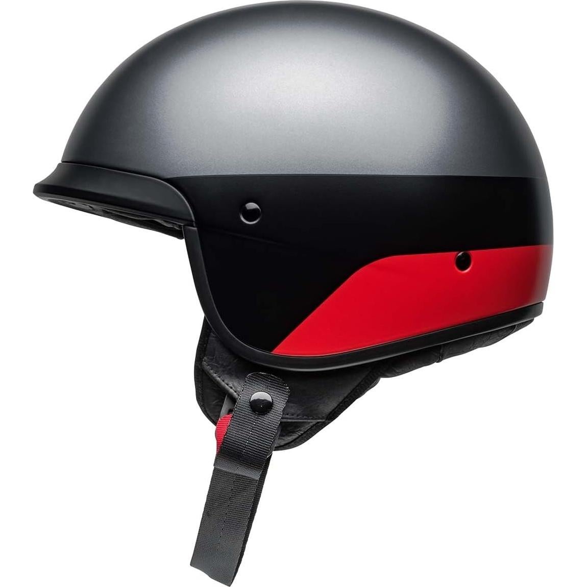 Casco Bell Scout Air Mediano Gris/Rojo Brillante