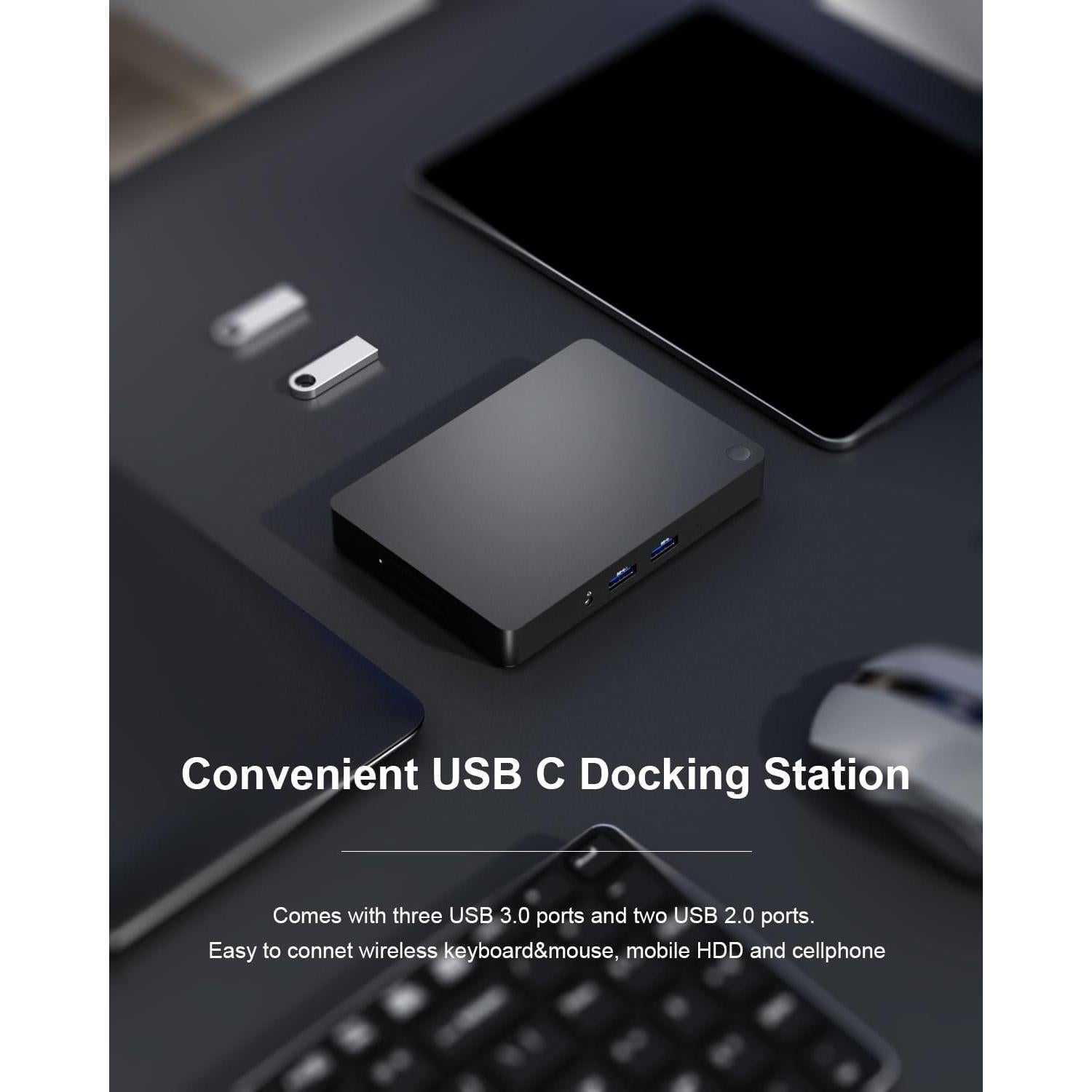 Estación de Acoplamiento WD15 USB-C 11 en 1 para Dell