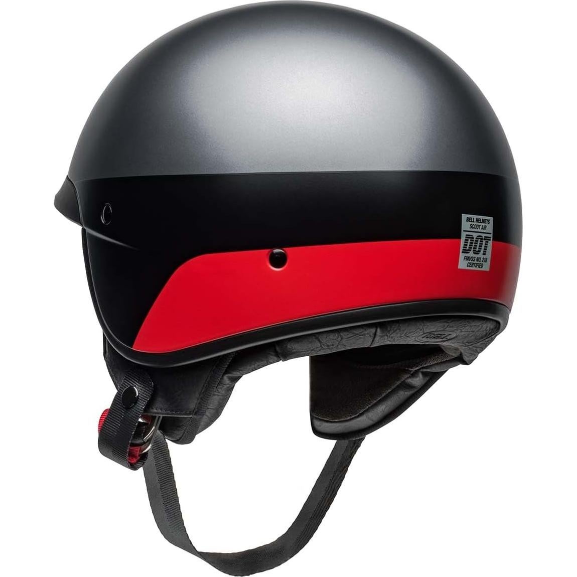 Casco Bell Scout Air XX-Large Gris Rojo 900g In-Mold