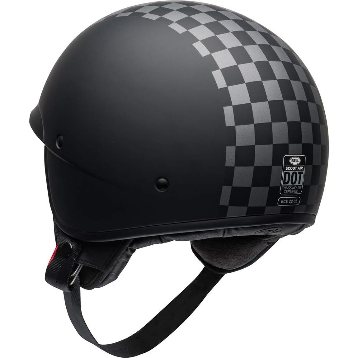 Casco Bell Scout Air Grande Check Matte Black