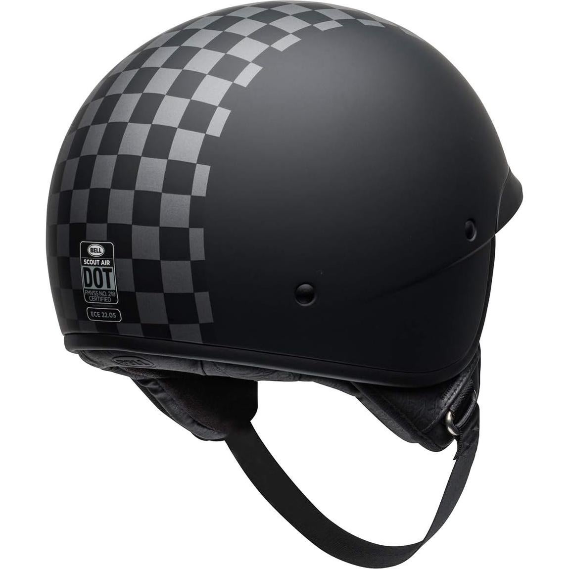 Casco Bell Scout Air Grande Check Matte Black